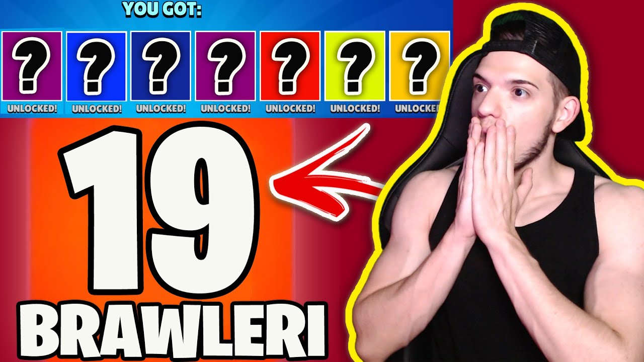 19 BRAWLERI DEBLOCATI DIN OPENING! RECORD IMENS! Brawl Stars