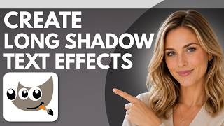 How To Create a Long Shadow Text Effect in GIMP (Easy Tutorial)