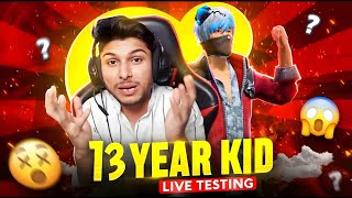 WTF❗13 Year Kid Join Live Testing Against NG Legend ✨ To Join NG Guild 🔥@NonstopGaming_