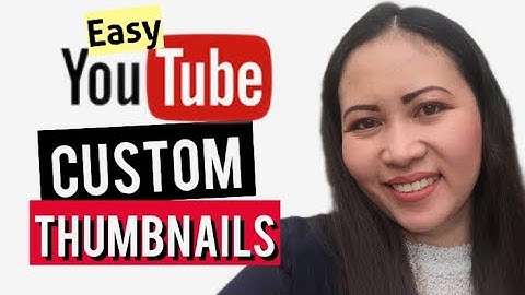 HOW TO MAKE YOUTUBE CUSTOM THUMBNAIL Easy Tutorial | #YoutubeThumbnail