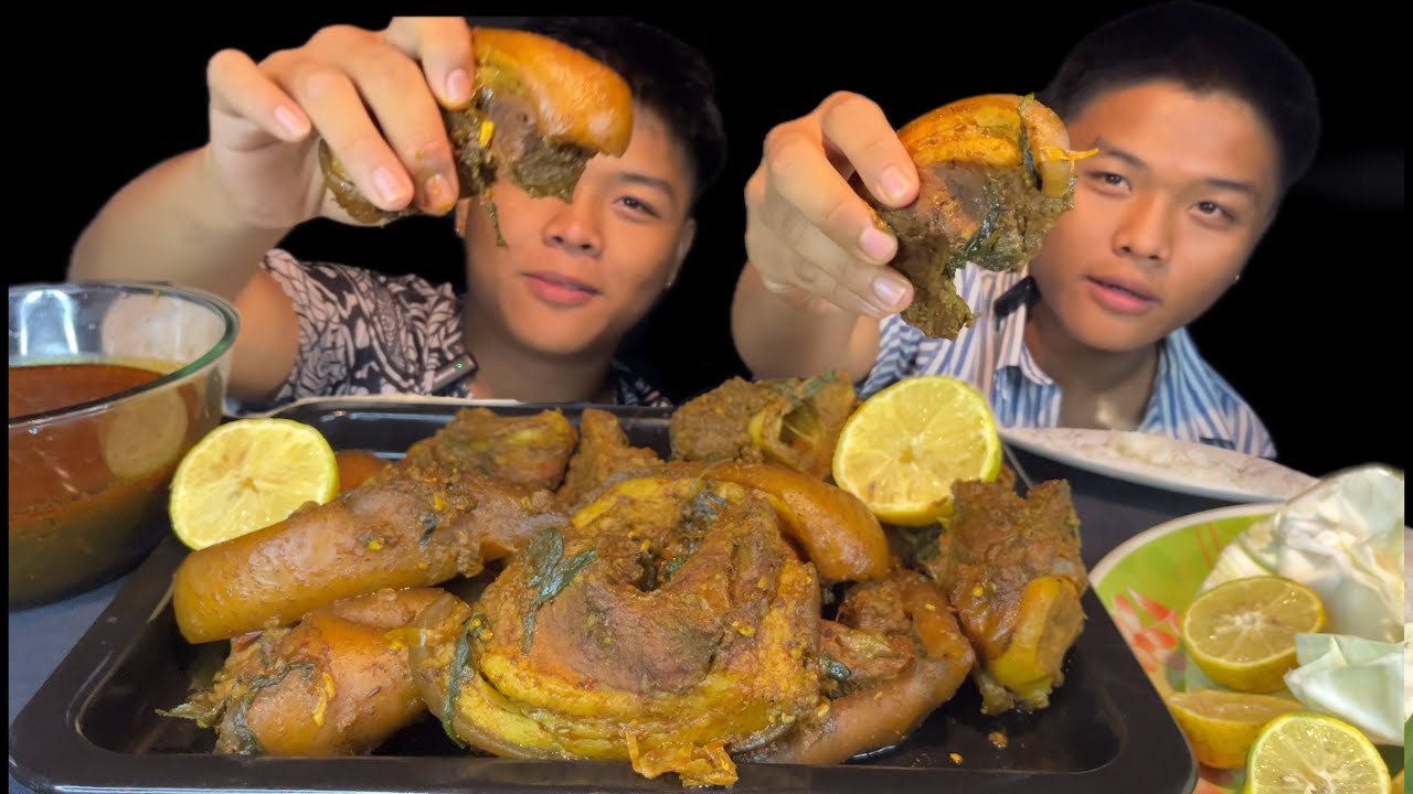 PORK 🐷  CURRY MUKBANG 🔥🔥🤤😋 || Oksa Thongba Mukbang #porkbelly #mukbang #manipurimukbang