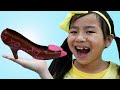 Jannie and Alex Candy and Chocolate Challenge | Real Vs Fake Edible Candies for Kids