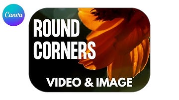 Round Corners Effect on Video in canva