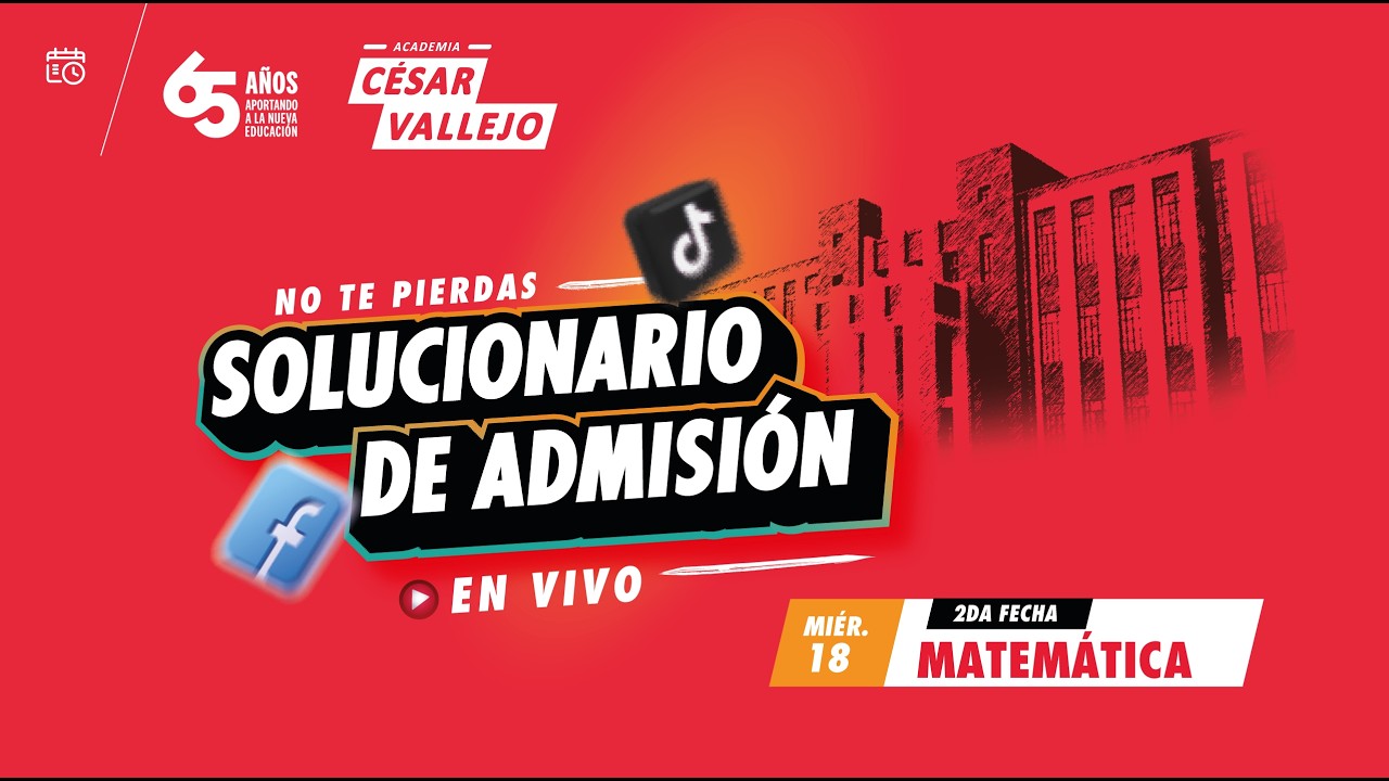 #SolucionarioUNI | Admisión UNI 2026-1: Matemáticas
