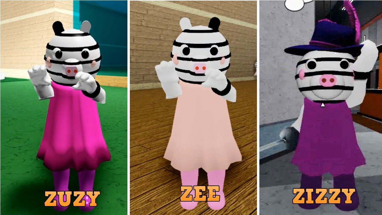 Roblox Piggy Zee Vs Piggy Zuzy Vs Piggy Zizzy Youtube - youtube zizzy piggy roblox