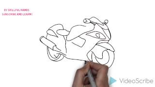 How to Draw a Motorcycle / Как нарисовать Мотоцикл How to Draw a Motorcycle / Как нарисовать Мотоцикл