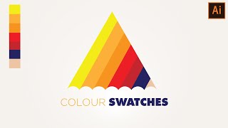 Illustrator Cc Tutorial How To Make Triangle Logo Color Swatch