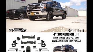2014-2018 Chevy/GMC 1500 4" Fabtech Lift kit