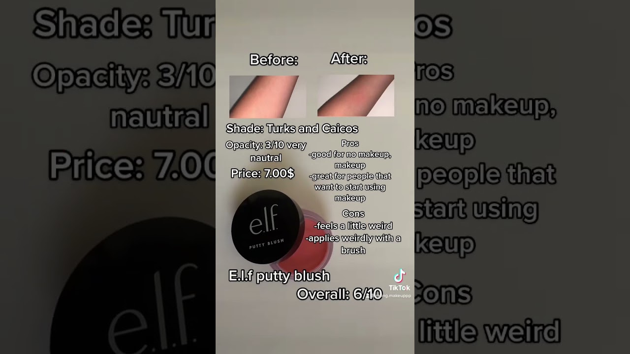 Elf putty blush