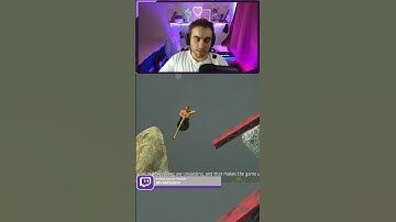 Getting Over It with bennet foddy FUNNY RAGE QUIT😂