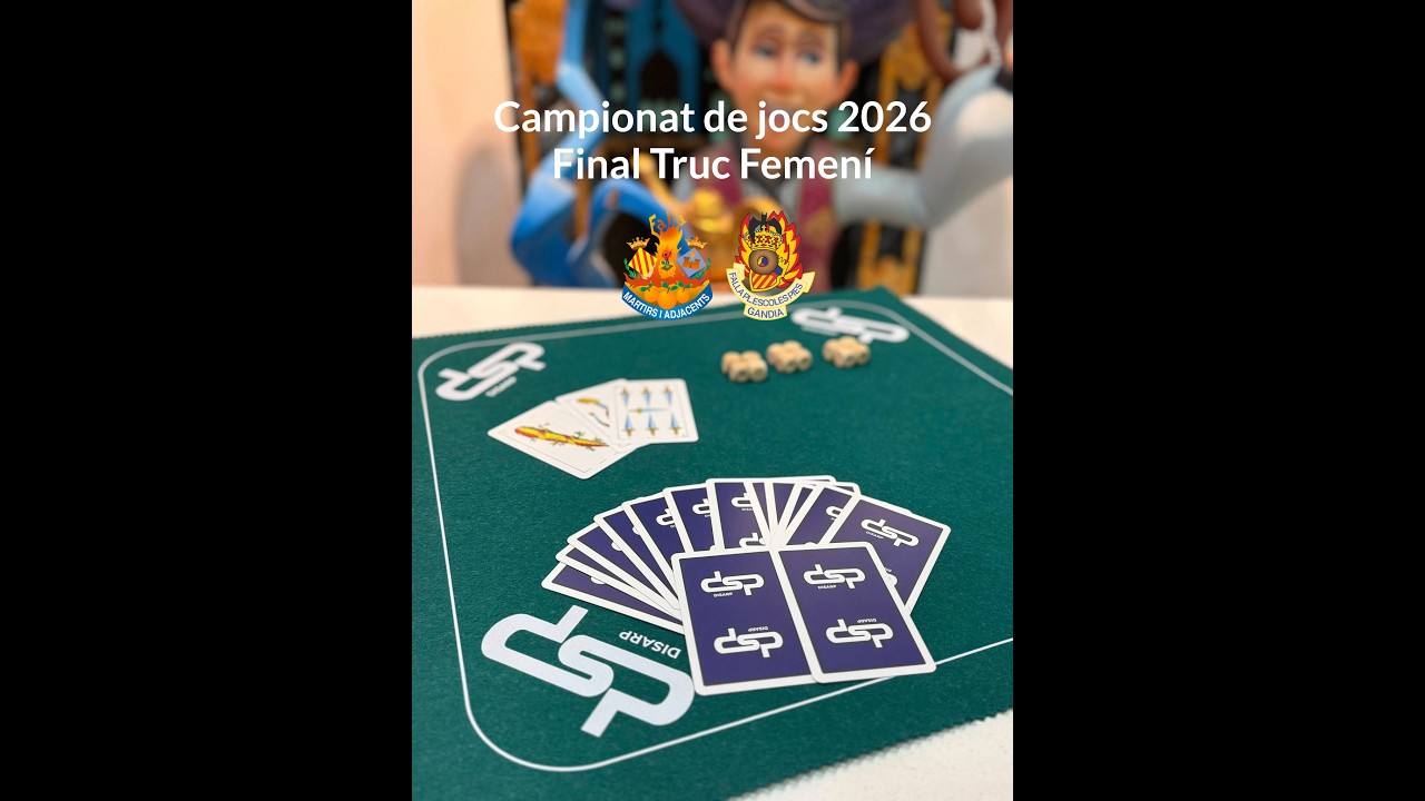 Campionat de jocs 2026 - Final Truc Femení - Falla Màrtirs- Falla Escola Pia