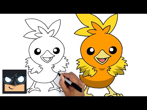 How To Draw TORCHIC | POKEMON