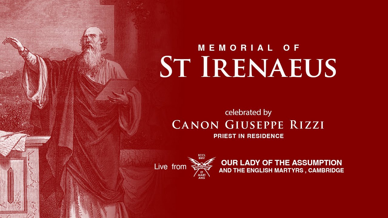 Memorial of St Irenaeus - June 28 - YouTube
