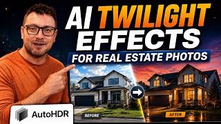 How to use AI to create twilight effects in real estate photography
