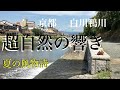 【自然音・京都川床 白川鴨川納涼床/River】京都の夏の風物詩、川床の音でリラックス 作業用/BGM/睡眠用/川/Natural sound 1時間06分