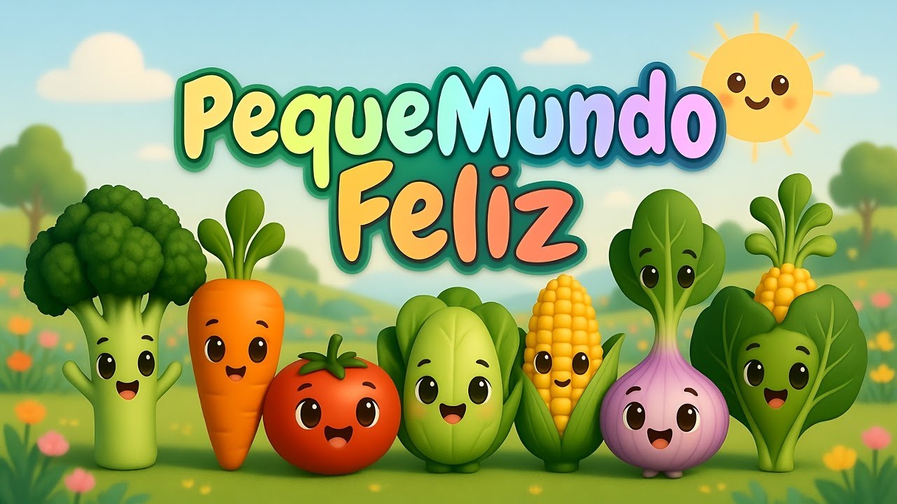 Las Verduras Felices | Canción Infantil Divertida para Aprender y Cantar