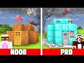 NOOB vs PRO: HORTUM vs EV YAPI KAPIŞMASI !! - Minecraft