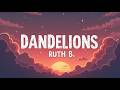 Dandelions – Ruth B. (Lyrics) | Gentle Romantic Anthem | Late Night Dreamscape