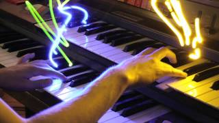 Bach Fugue in C Minor (Light Painting) screenshot 5