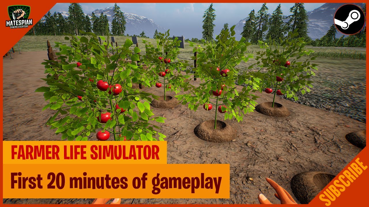 FARMER LIFE SIMULATOR - First 20 minutes!! (No commentary) PC Steam / FullHD 60fps