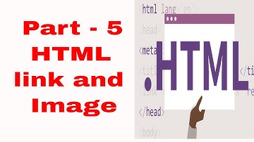 HTML link and image |  Learn HTML in tamil | Part - 5