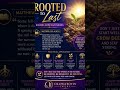 Rooted to last is a weekly review of scriptures.The word of God is the surest anchor of life .