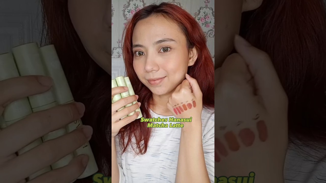 Semua warna Hanasui Matcha Latte #hanasui #lipcreamlokal