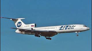 UT AIR TUPOLEV TU-154M RA-85789 LANDING @ MOSCOW DOMODEDOVO 2011