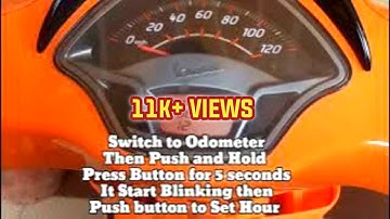 Vespa Clock Setup ll Vespa Sxl Time Setting in Just Seconds ll DIY ll Shorts Videos llYoutube Shorts