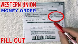 ✅ How To Fill Out Western Union Money Orders 🔴