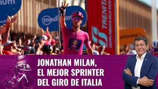 Jonathan Milan, el mejor sprinter del Giro de Italia