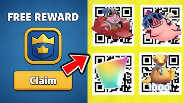 HURRY!!🔥 ALL NEW CLASH ROYALE QR CODES 😍 FREE GIFTS 🤩 OFFICIAL & SAFE REWARDS! 🎁
