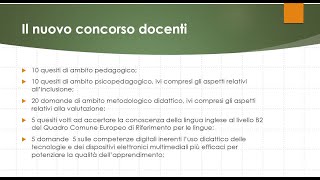 Scuola  Concorso docenti 2023  Prova scritta test a risposta multipla  Competenze psicopedagogiche