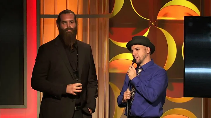 Harley Morenstein and Lloyd Ahlquist Present Best Gaming Program - Streamy Awards 2014