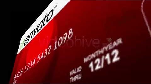 3D credit card | After Effects Project Files - Videohive template