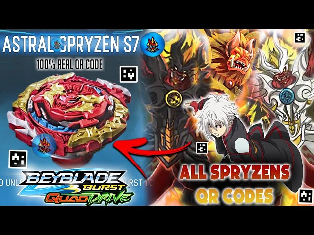 VANISH FAFNIR F7 QR CODE ALL FAFNIR QR CODES BEYBLADE BURST QUAD DRIVE QR  CODES 4K60FPS 