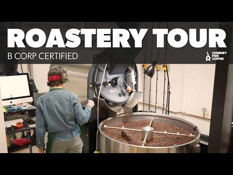 ROASTERY TOUR at a Speciality Coffee Roaster (B Corp Certified) - video from Chimney Fire Coffee