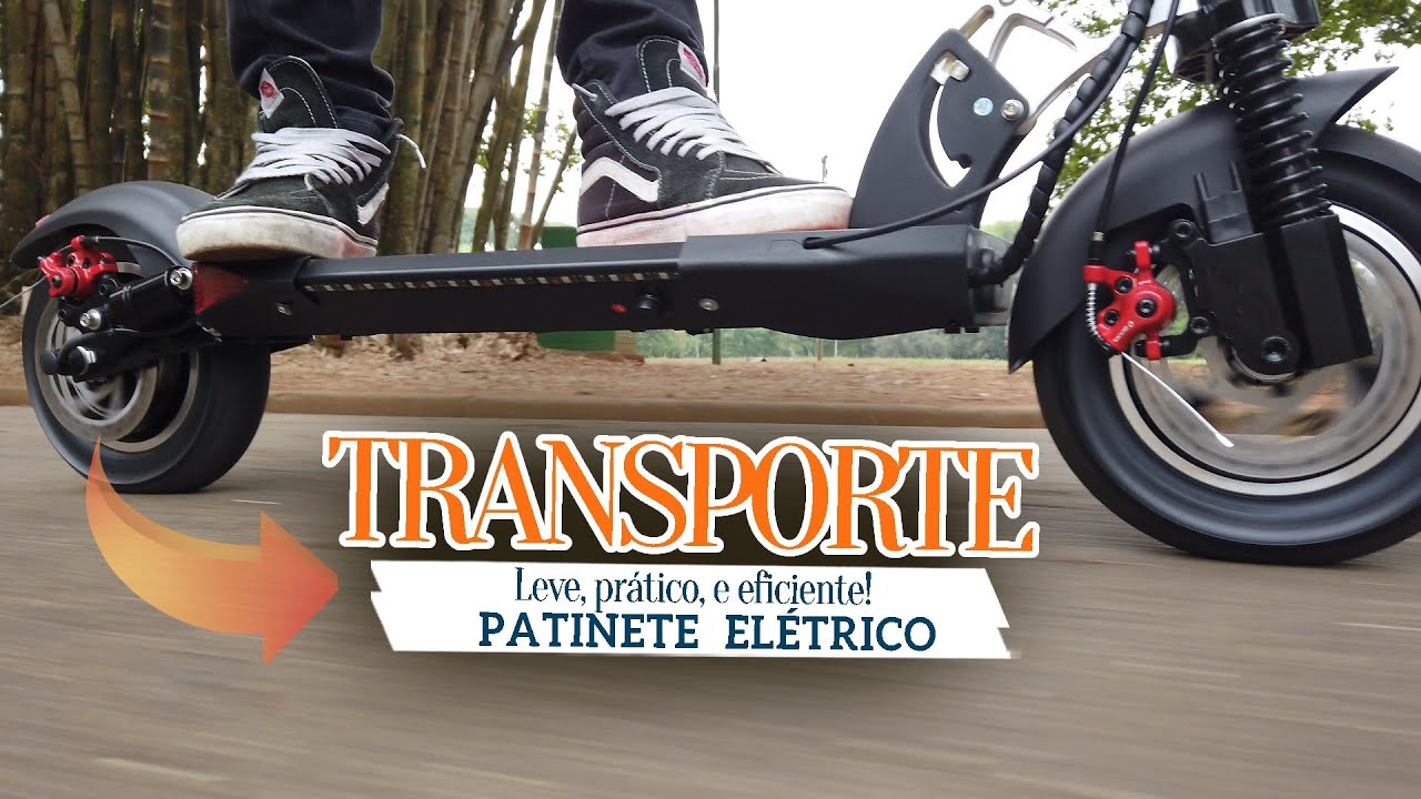 PATINETE ELÉTRICO de ÓTIMO custo benefício para o transporte urbano ...