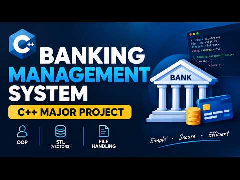 Banking Management System in C++ | Major Project | OOP, Vectors & File Handling