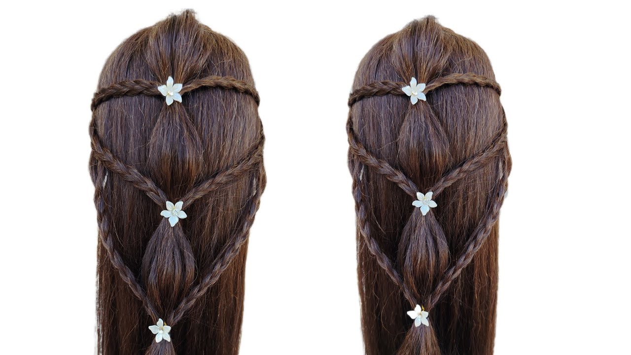 Trendy Hairstyle for girls & Simple Hairstyle Hairstyle for Birthday girls