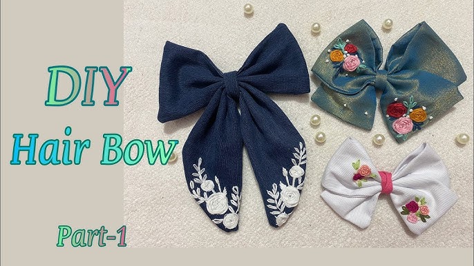 DIY Cottage Core Hair Bows — Pin Cut Sew Studio