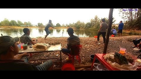 Giải đêm hồ Thông Trí. Tiếng thứ 1 bắt cá lúp xúp | Minh Thuận NK | #câucágiảitrí#câucátra