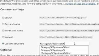Wordpress tutorial for blogging -part 20 : Permalinks