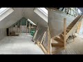 Time Lapse &amp; Walkaround - Floor Screeding I Insulation I Plaster Boarding I Nick&#39;s Home Renovation