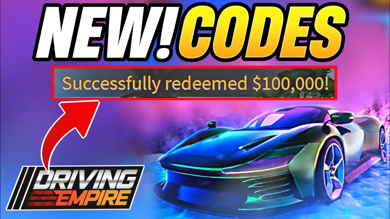 *NEW UPDATE* DRIVING EMPIRE CODES JANUARY 2023 DRIVING EMPIRE CODES