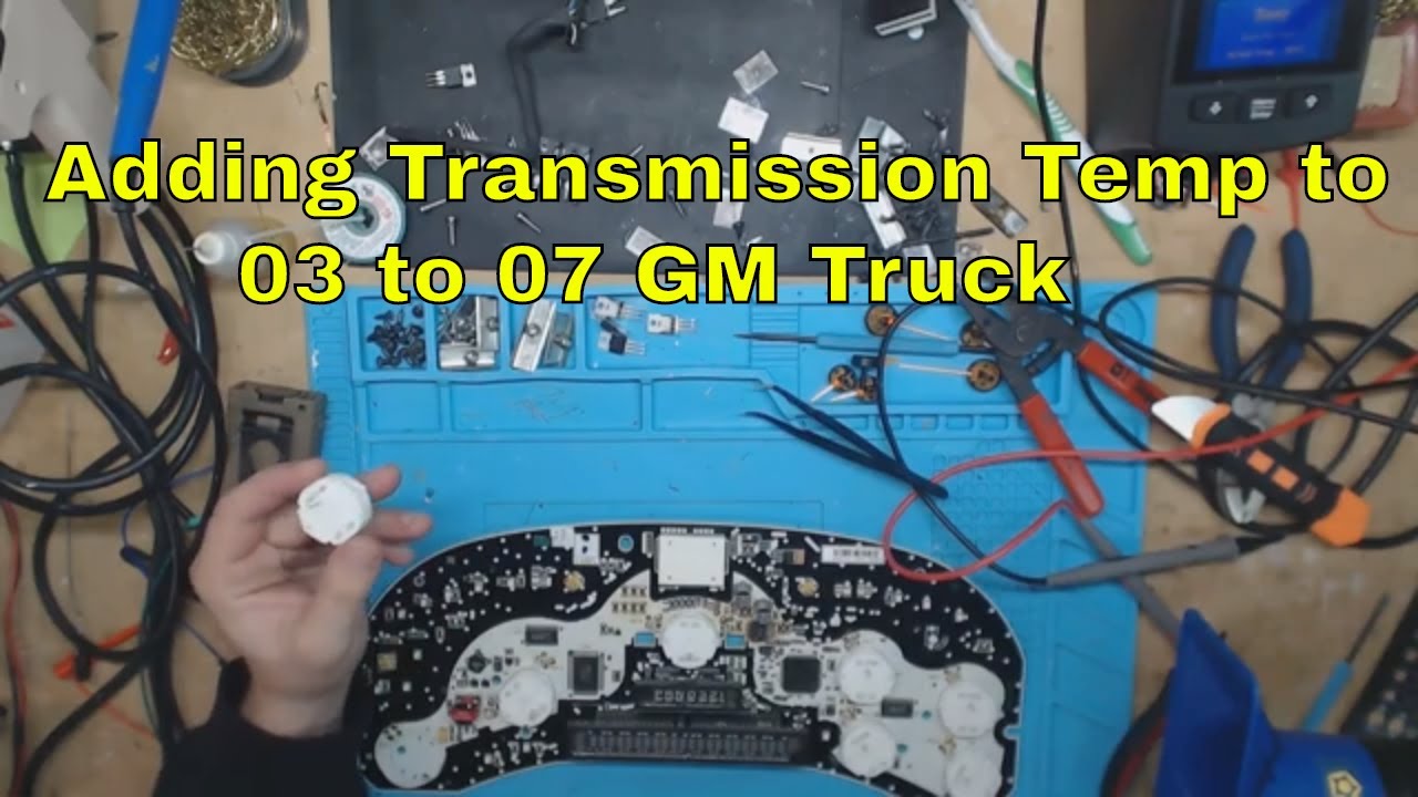 Transmission Temperature Install Gm Cluster