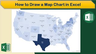 How to Draw a Map Chart in Excel