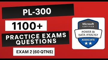 PL-300 | Power BI Data Analyst Associate | 1100+ Questions | Exam 2 (60 Qtns)