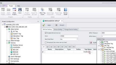 Edgelink Studio BACnet Server