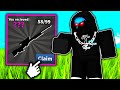 I spent robux to unbox a overpowered weapon in roblox